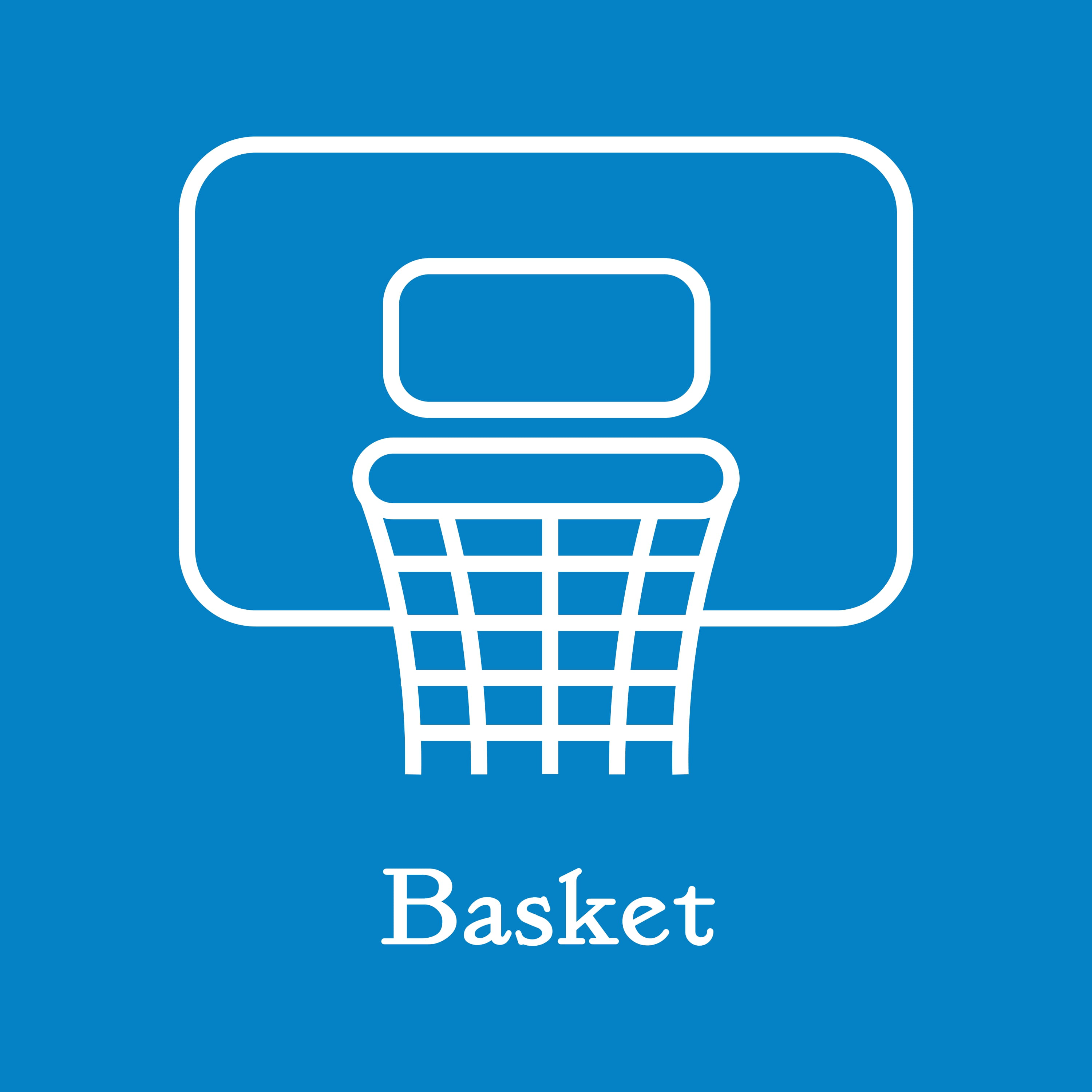 Illustration of Basket 3x3 Putra (SMP) competition